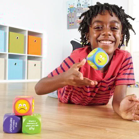 Learning Resources Emoji Wellbeing Cubes  hi\-res