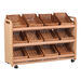 Tilted Storage Trolley On Wheels 12 Tubs\/Baskets  hi\-res