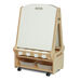 Millhouse Double\-Sided Whiteboard Easel W\/ Storage Trolley  hi\-res