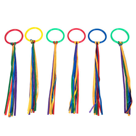 Dance Ribbon Bangles 6pk  hi\-res