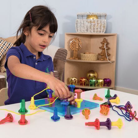 Giant Rainbow Peg Board  hi\-res