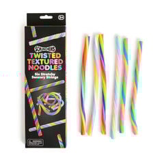 Twisted Textured Noodles Fidgets 6pk  Twisted Textured Noodles Fidgets 6pk  hi-res