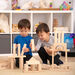 Jumbo Wooden Construction Blocks with Tray 54pk  hi\-res