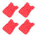 Plain Red PVC Waterproof Easy\-on Tabards  hi\-res