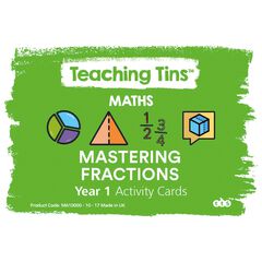 TTS Mastering Fractions Activity Cards Year 1 100pk  TTS Mastering Fractions Activity Cards Year 1 100pk  hi-res