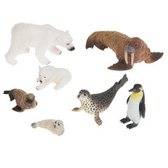 Parent and Baby Arctic and Antarctic Animal Set - 7pk  Parent and Baby Arctic and Antarctic Animal Set - 7pk  hi-res