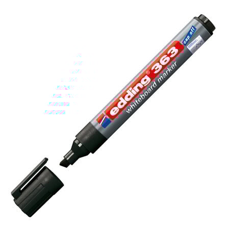 edding363 Board Marker \- Chisel Tip 50pk Black Black hi\-res