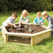 Wooden Hexagonal Planter  hi\-res