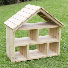 TTS Outdoor Wooden Dolls House  TTS Outdoor Wooden Dolls House  hi-res