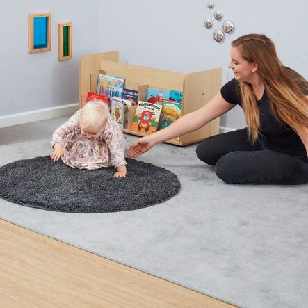 Shaggy Rug Circular 1m  hi\-res