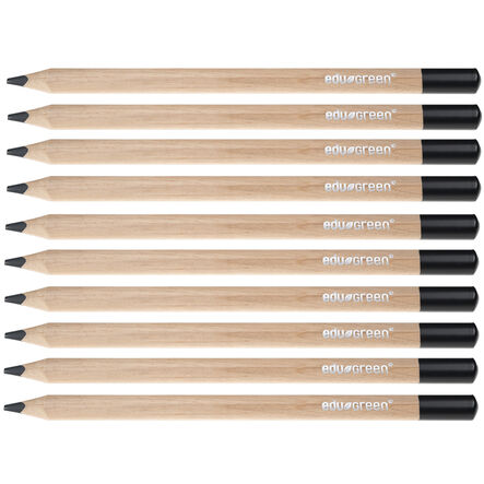 edugreen ECO Triangular Colouring Pencils 10pk  hi\-res