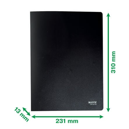 Leitz Recycle Black PP Display Book A4  hi\-res