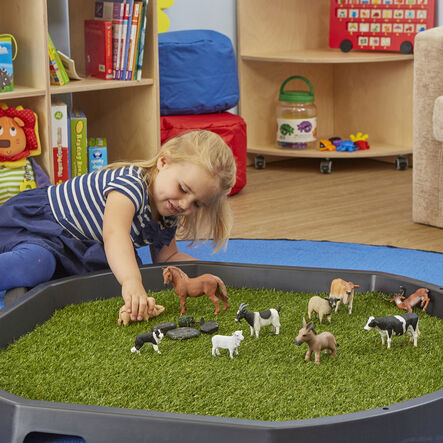 Artificial Grass Mat for Active World Tuff Trays Single  hi\-res
