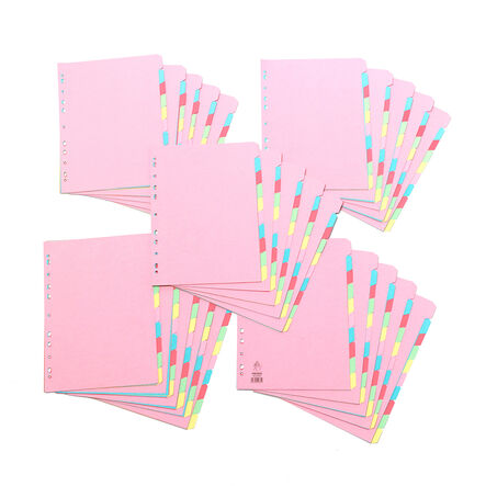 A4 Manilla File Dividers 10 Part  hi\-res