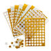 Holographic Paper Stars Small Gold \x26 Silver 500pk  hi\-res