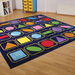 Geometric Shapes Square Placement Carpet 3 x 3m  hi\-res