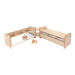 Low Storage Shelving Corner Unit  hi\-res