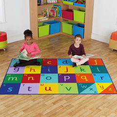 Rainbow Alphabet Mat L2 x W1.5m  hi-res
