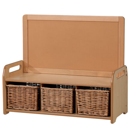 Millhouse Low Storage Unit W\/ Display Board  hi\-res