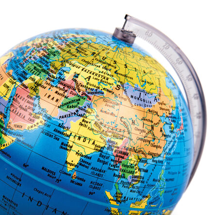 Mini Globe of the World with Stand 10cm 6pk  hi\-res