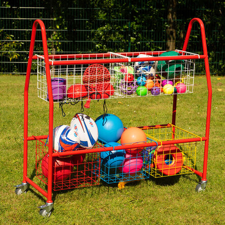 Storage Trolley with Mesh Baskets  hi\-res