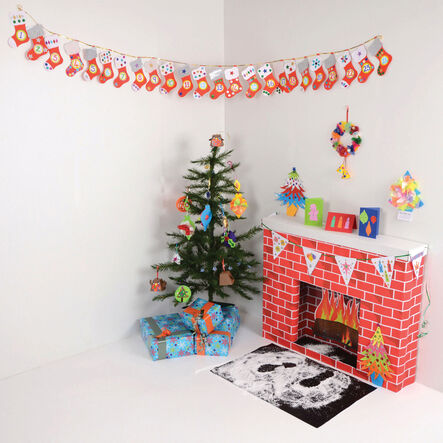 Corobuff® Corrugated Card Fireplace  hi\-res