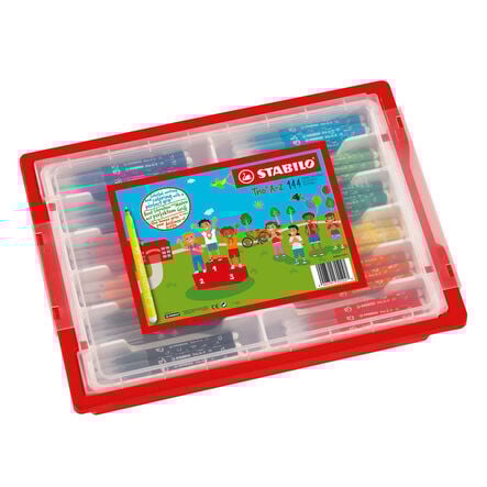 STABILO Trio Colouring Triangular Pens Assorted 144pk  hi\-res