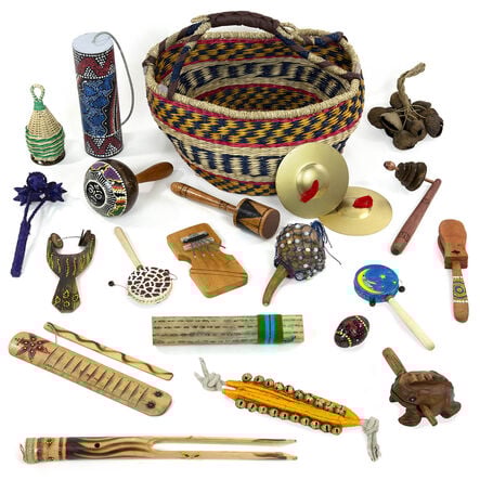 Multicultural Percussion Instruments 20 Players  hi\-res
