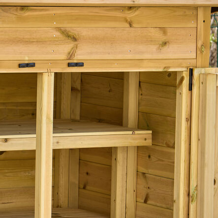 Medium Outdoor Storage Shed with Shelving  hi\-res