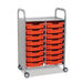 Callero Tray Trolley 16 Shallow Trays  hi\-res