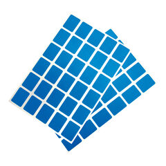 Rectangular Self Adhesive Colour Labels 960pk Blue  hi-res