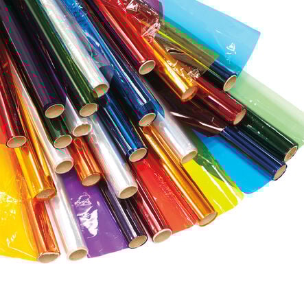 Coloured Cellophane Rolls Multipack Assorted 24pk  hi\-res