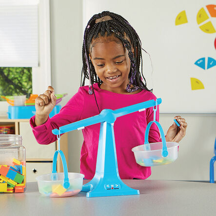 Learning Resources Nestable Pan Balance Set of 4  hi\-res