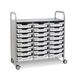 Callero Tray Trolley 24 Shallow Trays  hi\-res