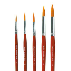 Artists' Synthetic Sable Paint Brush 50pk  Artists' Synthetic Sable Paint Brush 50pk  hi-res