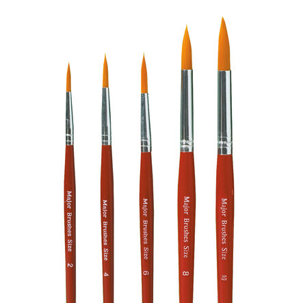 Artists\' Synthetic Sable Paint Brush Pack 50pk  hi\-res