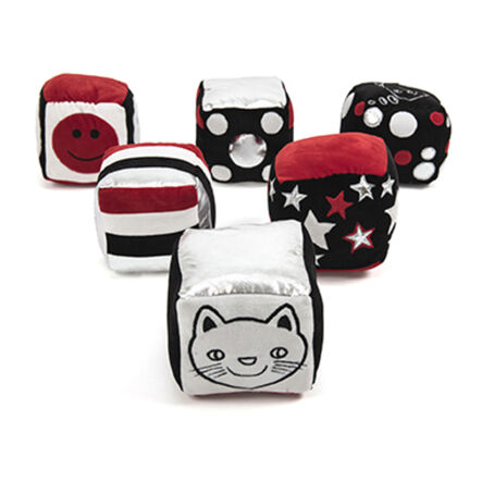 TTS Baby Black and White Soft Cubes 6pk  hi\-res