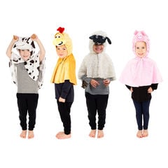 Role Play Dressing Up Animal Capes 4pk  hi-res