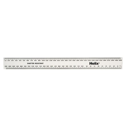 Clear Shatter Resistant 30cm Rulers 100pk  hi\-res