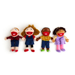 Small People Hand Puppets 4pk  Small People Hand Puppets 4pk  hi-res