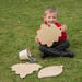 TTS Wooden Leaf Mark Making Boards with Stand  hi\-res