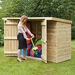 Large Lockable Wooden Outdoor Storage Shed  hi\-res