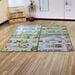 Small World Road Map Carpets 4pk  hi\-res