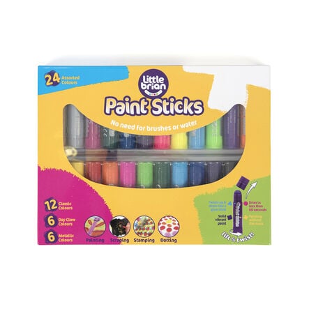 Classic Ready Mix Paint Sticks Assorted 24pk  hi\-res