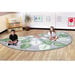 Semi\-Circle Leaf Placement Carpet 3m x 1.5m  hi\-res