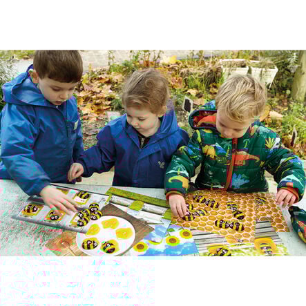 Honey Bee Number Stones  hi\-res