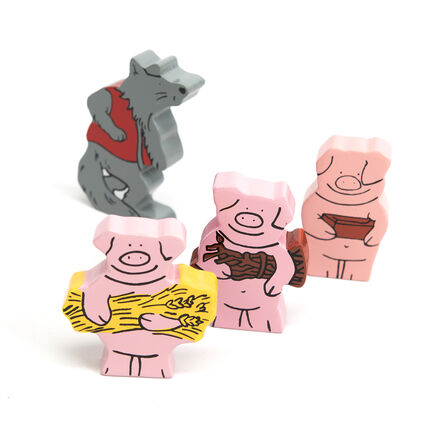 Wooden Small World Fairy Tale Characters 29pk  hi\-res