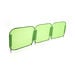 Pop\-Up Concentration Desk Barrier Green Single Green hi\-res