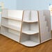 Free Standing Book Unit and Shelving Set Deep Grey  hi\-res