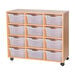 Mobile Triple Tray Storage Unit 12 Deep  hi\-res